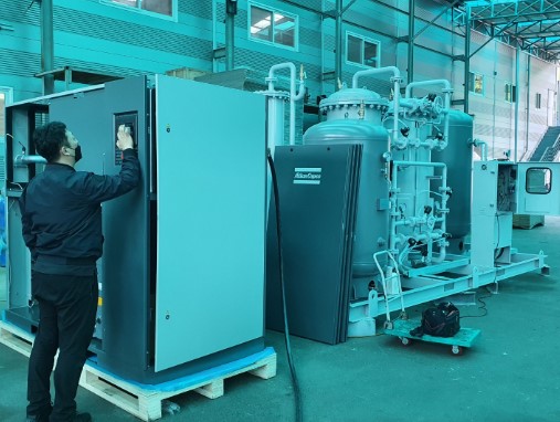 Oxygen generation system to SAMSUNG ELECTRONICS delivered