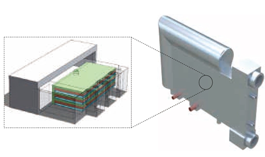 High efficiency and high heat storage