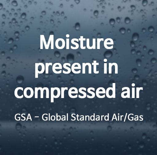 moisture present in compressed air cover