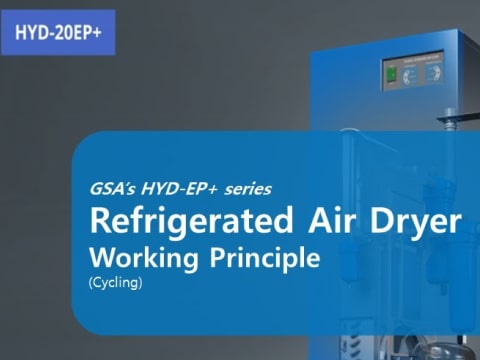 cycling refrigerated air dryer