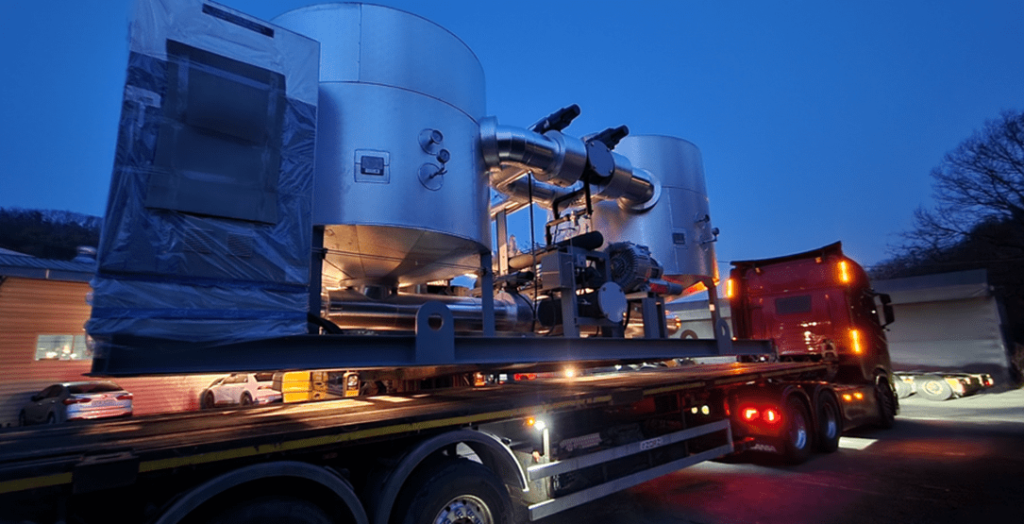 Delivery of GSA’s GCBD Combination air dryer