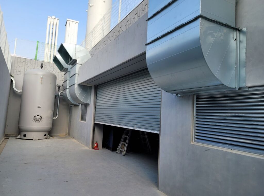 ventilation of air compressor room