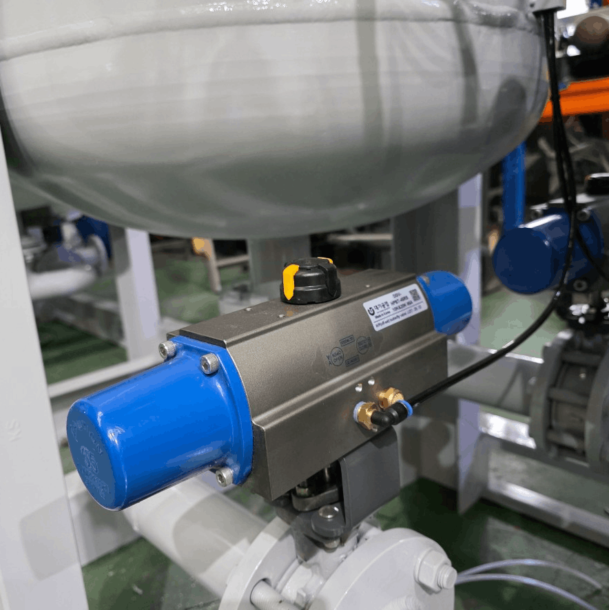 GSA heatless desiccant air dryer inlet & outlet valves