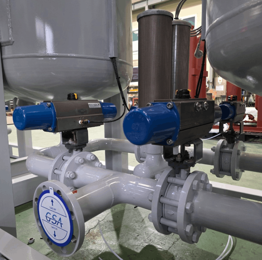 GSA heatless desiccant air dryer sliencer muffler